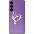 Purple Glitter Musical Heart Galaxy S23 Plus Skin