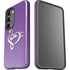 Purple Glitter Musical Heart Galaxy S23 Pro Case
