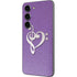 Purple Glitter Musical Heart Galaxy S23 Skin