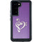 Purple Glitter Musical Heart Galaxy S23 Waterproof Case