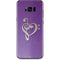 Purple Glitter Musical Heart Galaxy S8 Plus Skin