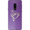 Purple Glitter Musical Heart Galaxy S9 Plus Skin