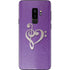 Purple Glitter Musical Heart Galaxy S9 Plus Skin
