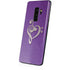 Purple Glitter Musical Heart Galaxy S9 Plus Skin