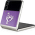 Purple Glitter Musical Heart Galaxy Z Flip3 5G Skin