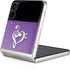 Purple Glitter Musical Heart Galaxy Z Flip4 5G Skin