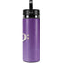 Purple Glitter Musical Heart Hydro Flask 20oz Wide Mouth Skin