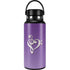 Purple Glitter Musical Heart Hydro Flask 32oz Wide Mouth Skin