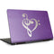 Purple Glitter Musical Heart Dell Inspiron Skin