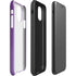 Purple Glitter Musical Heart iPhone 11 Pro Max Impact Case