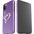 Purple Glitter Musical Heart iPhone 11 Pro Max Lite Case