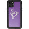 Purple Glitter Musical Heart iPhone 11 Pro Max Waterproof Case