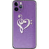 Purple Glitter Musical Heart iPhone 11 Pro Skin