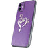 Purple Glitter Musical Heart iPhone 11 Skin