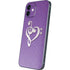 Purple Glitter Musical Heart iPhone 12 Mini Skin