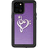 Purple Glitter Musical Heart iPhone 12 Pro Max Waterproof Case