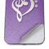 Purple Glitter Musical Heart iPhone 12 Pro Skin