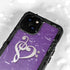 Purple Glitter Musical Heart iPhone 13 Mini Waterproof Case