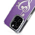 Purple Glitter Musical Heart iPhone 15 Pro Max MagSafe Case