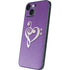 Purple Glitter Musical Heart iPhone 14 Skin
