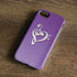 Purple Glitter Musical Heart iPhone 7 Pro Case