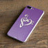 Purple Glitter Musical Heart iPhone 8 Plus Skin