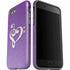 Purple Glitter Musical Heart iPhone SE (2nd & 3rd Gen) Pro Case
