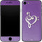 Purple Glitter Musical Heart iPhone SE (2nd & 3rd Gen) Skin