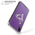Purple Glitter Musical Heart iPhone XR Clear Case