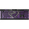 Purple Glitter Musical Heart K95 RGB PLATINUM Mechanical Gaming Keyboard Skin