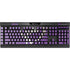 Purple Glitter Musical Heart K95 RGB PLATINUM Mechanical Gaming Keyboard Skin