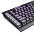 Purple Glitter Musical Heart K95 RGB PLATINUM Mechanical Gaming Keyboard Skin