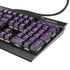 Purple Glitter Musical Heart K95 RGB PLATINUM Mechanical Gaming Keyboard Skin