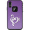 Purple Glitter Musical Heart LifeProof Fre iPhone Skin
