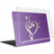 Purple Glitter Musical Heart MacBook Air 13in (2020) Case plus Skin