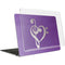 Purple Glitter Musical Heart MacBook Air 13in M1 (2021) Case plus Skin