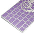 Purple Glitter Musical Heart Magic Keyboard Skin