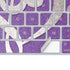 Purple Glitter Musical Heart Magic Keyboard Skin