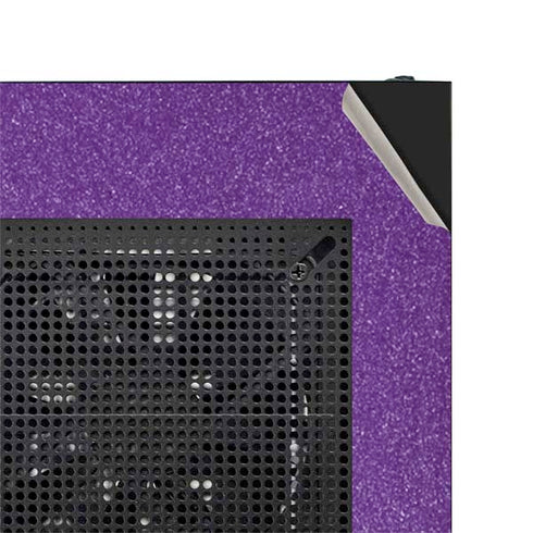 Purple Glitter Musical Heart NZXT H510 Compact ATX Mid-Tower Case Skin