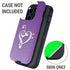 Purple Glitter Musical Heart Otterbox Defender iPhone Skin