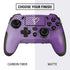Purple Glitter Musical Heart PlayStation Scuf Vantage 2 Controller Skin