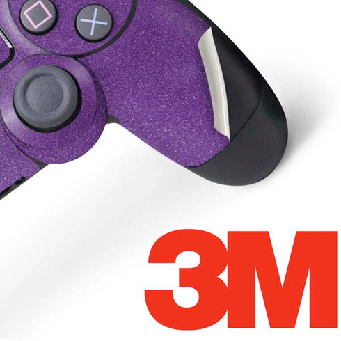 Purple Glitter Musical Heart PS4 Controller Skin