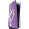 Purple Glitter Musical Heart PS5 Console Skin