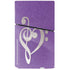 Purple Glitter Musical Heart PS5 Slim Disk Console Skin