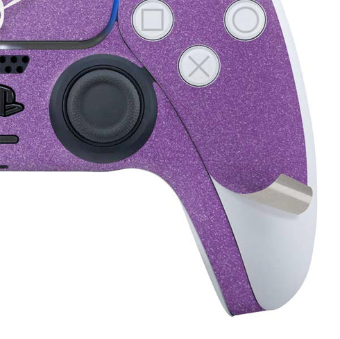 Purple Glitter Musical Heart PS5 Slim Digital Edition Bundle Skin