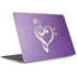 Purple Glitter Musical Heart Surface Laptop 2 Skin