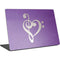 Purple Glitter Musical Heart Surface Laptop 4 15in Skin