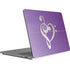 Purple Glitter Musical Heart Surface Laptop Studio Skin