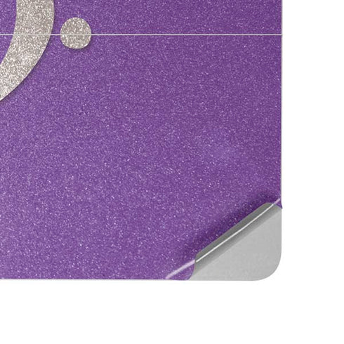 Purple Glitter Musical Heart Surface Laptop Studio Skin