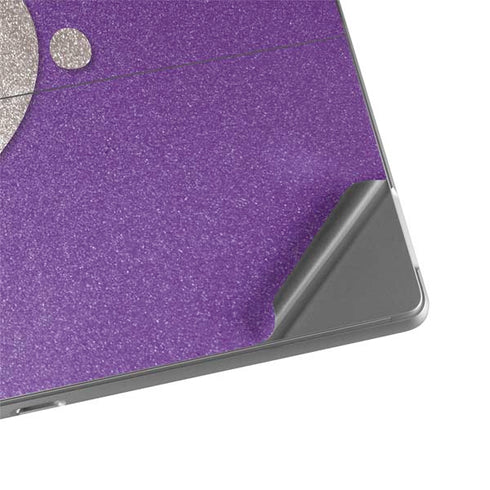 Purple Glitter Musical Heart Surface Pro 8 Skin